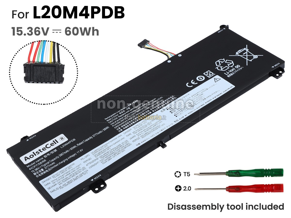 Batteria per portatile Lenovo L20L4PDB