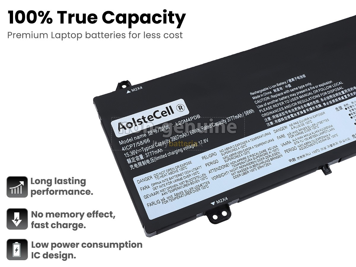 Batteria per portatile Lenovo L20L4PDB