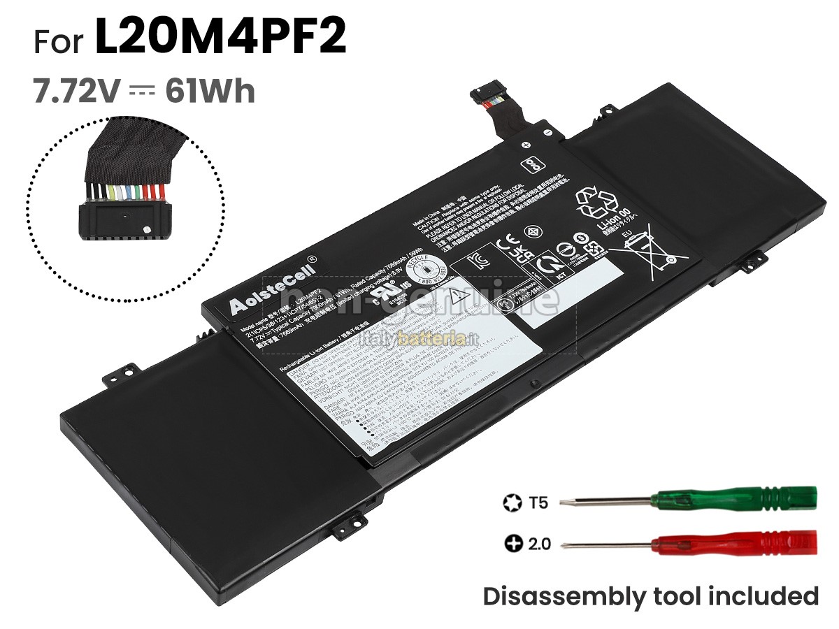 Batteria per portatile Lenovo L20C4PF2