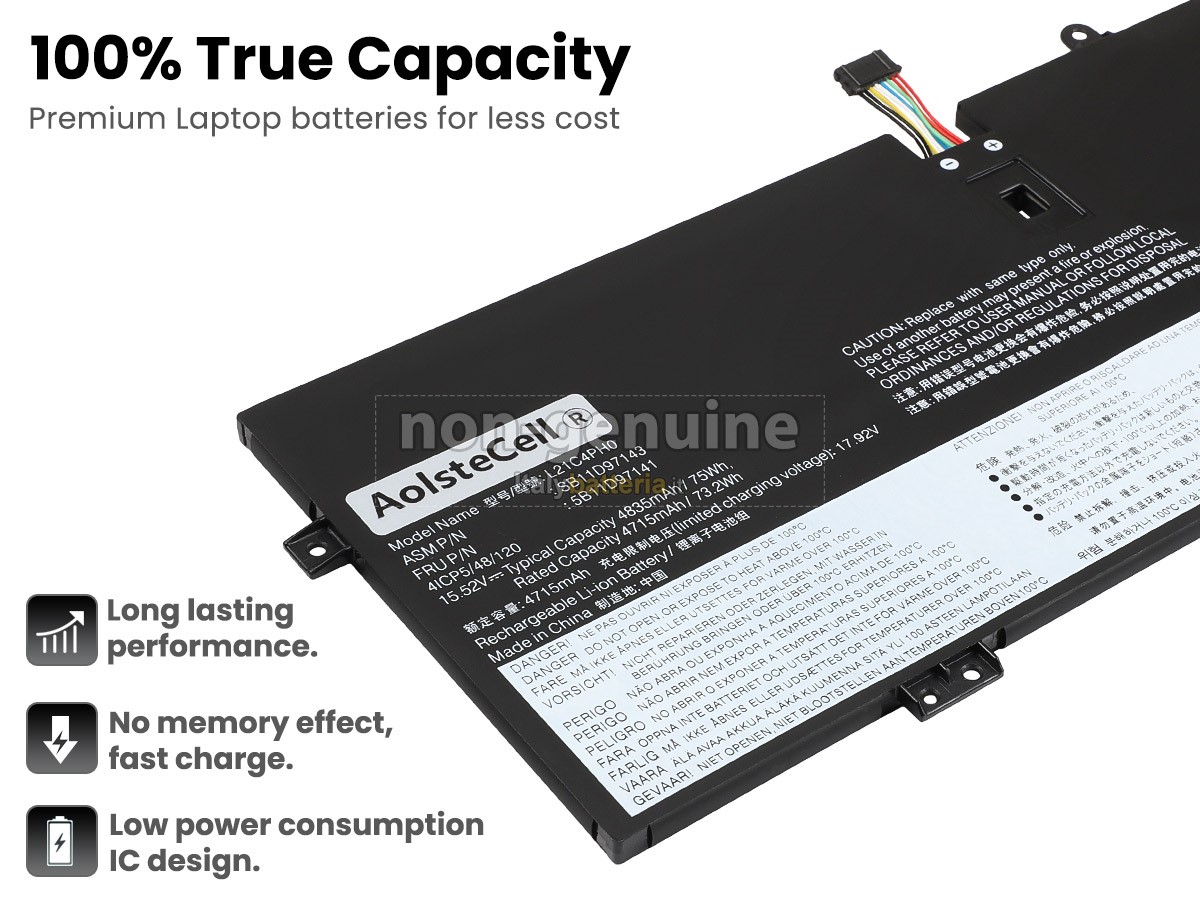 Batteria per portatile Lenovo YOGA 9 14IAP7-82LU0012TW