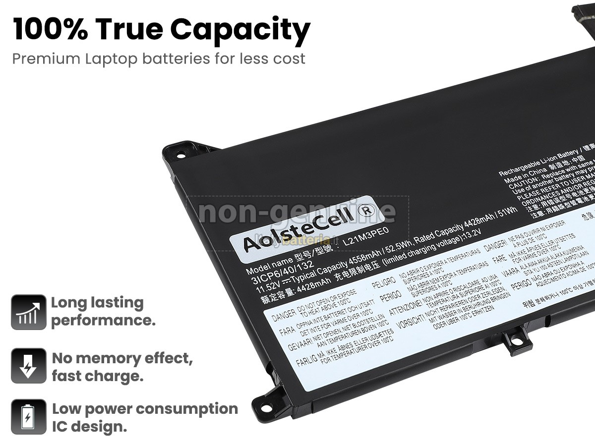 Batteria per portatile Lenovo IdeaPad FLEX 5 14IAU7-82R700DBGM
