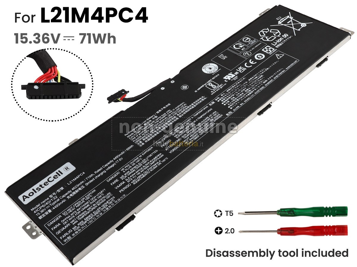 Batteria per portatile Lenovo IdeaPad GAMING 3 16ARH7-82SC007JHH