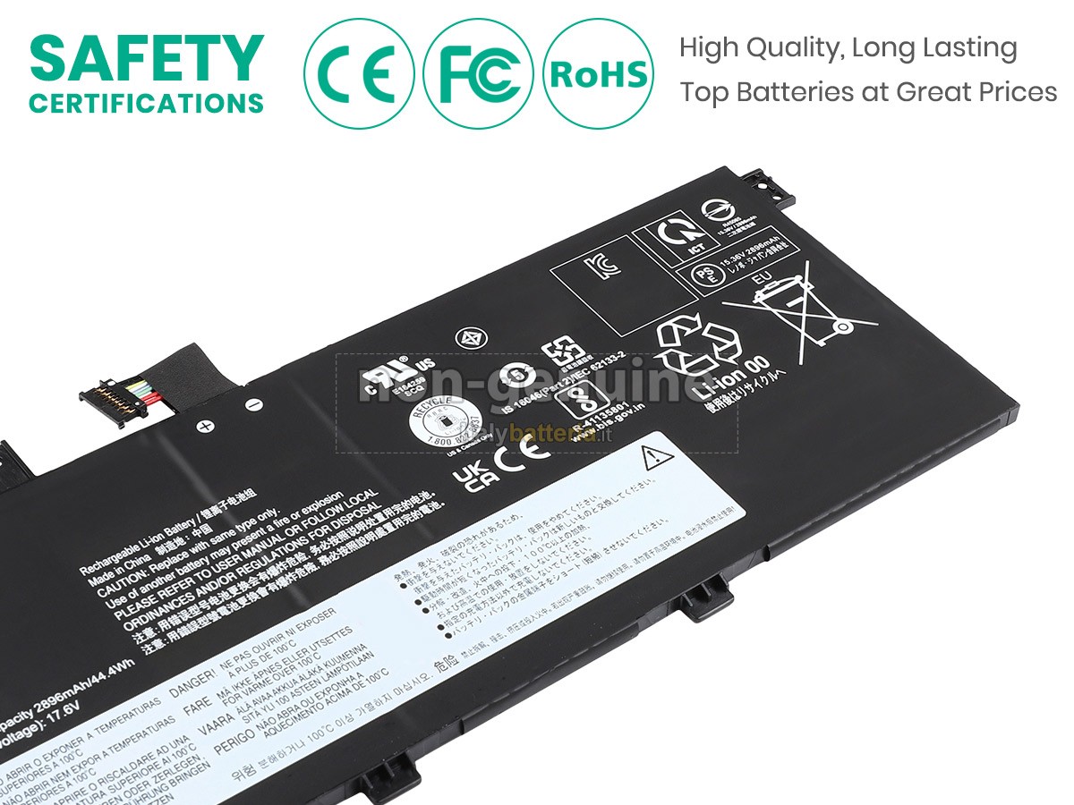 Batteria per Lenovo ThinkPad L13 YOGA GEN 3 21BB001XGE