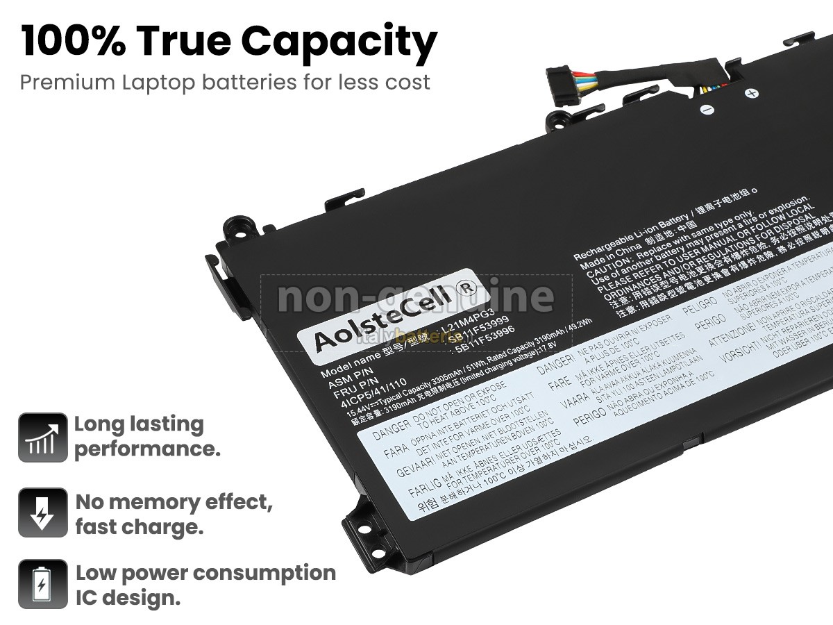 Batteria per portatile Lenovo 13W YOGA-82S10013PB