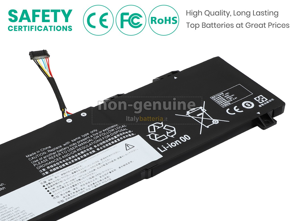 Batteria L22C2PG2 Per Lenovo V15 G4 AMN, 7.68V 4948mAh 38W, Ricambio Per Laptop