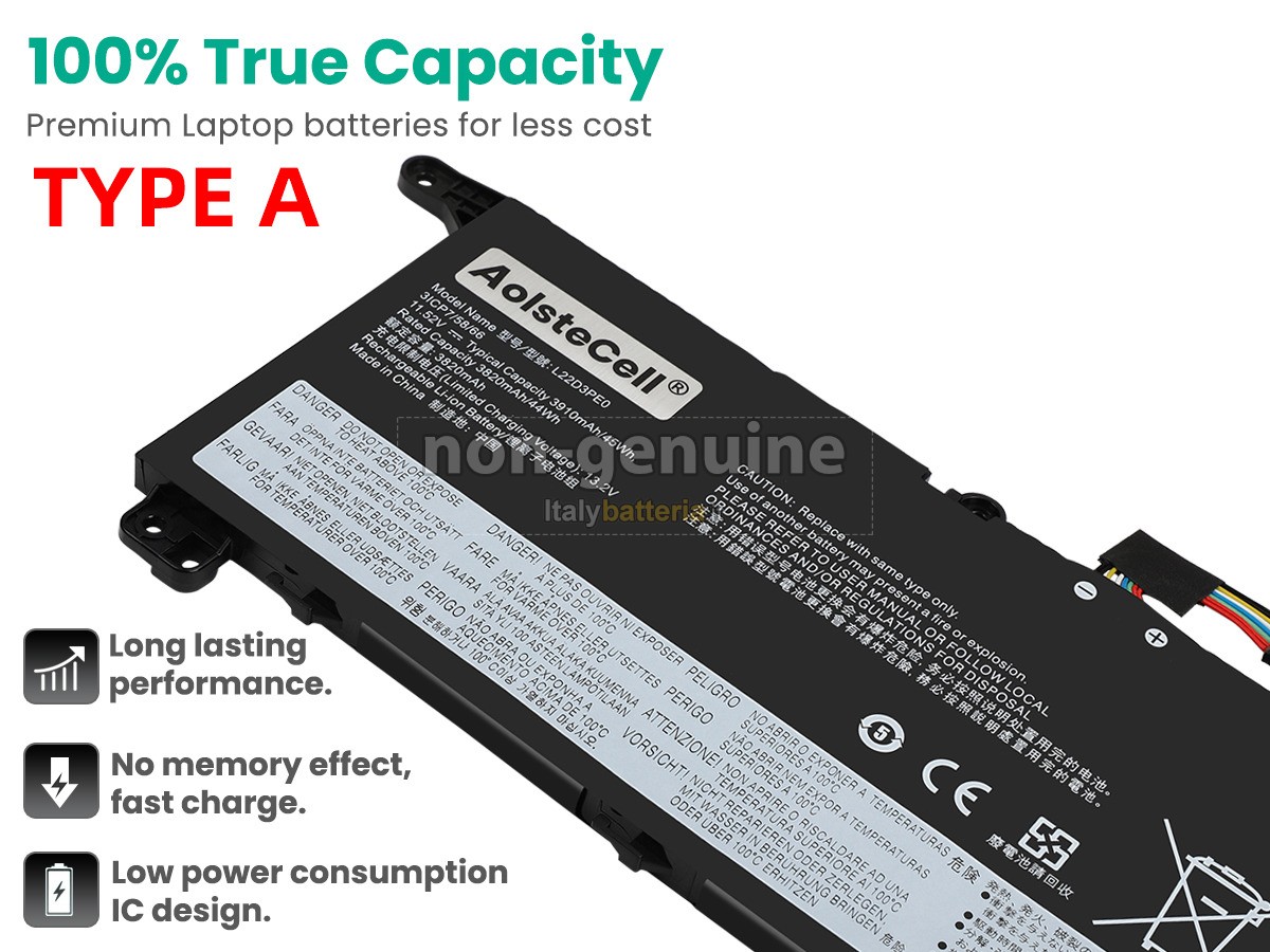 Batteria per Lenovo THINKBOOK 14 G6 IRL-21KG0026QN