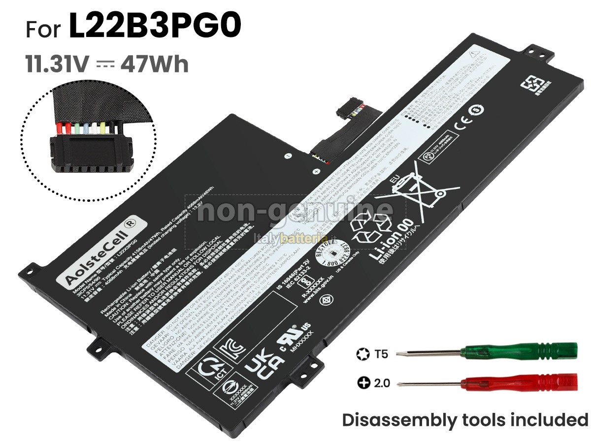 Batteria per Lenovo 300E YOGA Chromebook GEN 4-82W20002CZ
