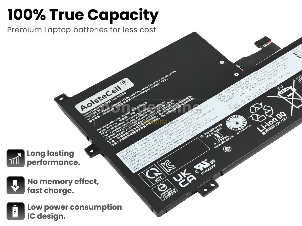 Batteria per Lenovo 300E YOGA Chromebook GEN 4-82W20002CZ