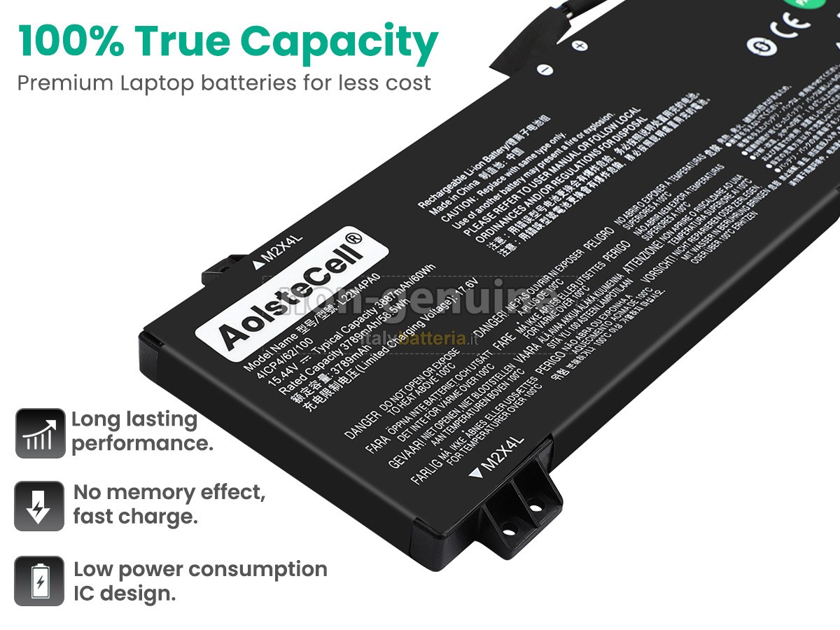 Batteria per Lenovo LOQ 16IRH8-82XW007NTX