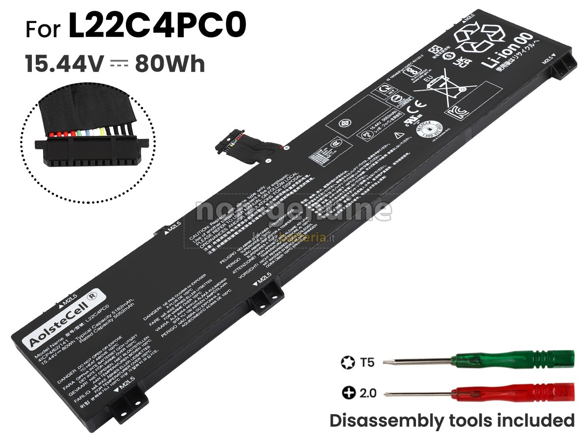 Batteria per Lenovo LEGION PRO 5 16IRX8-82WK0034MJ