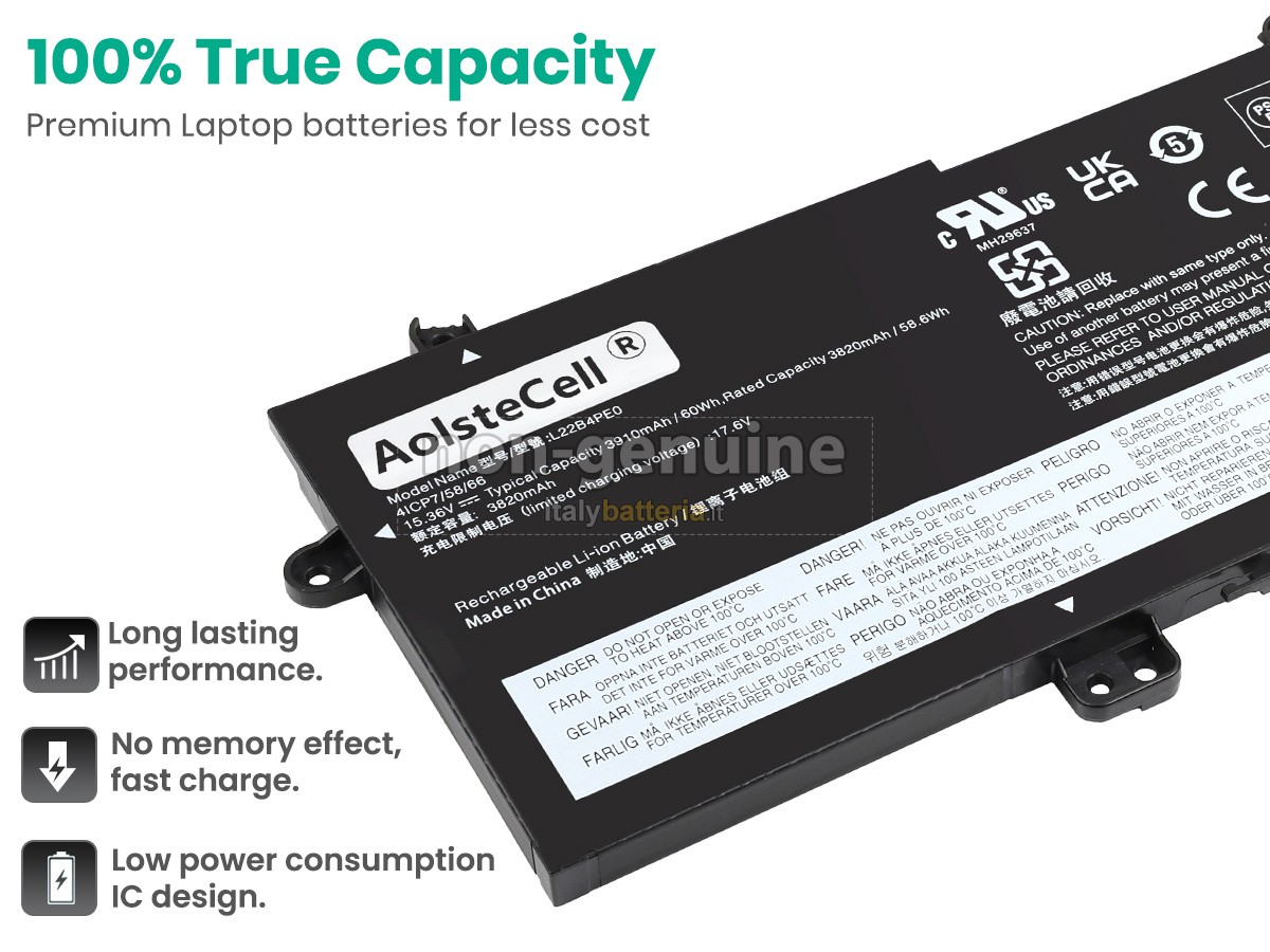 Batteria per Lenovo THINKBOOK 14 G6 IRL-21KG0026QN