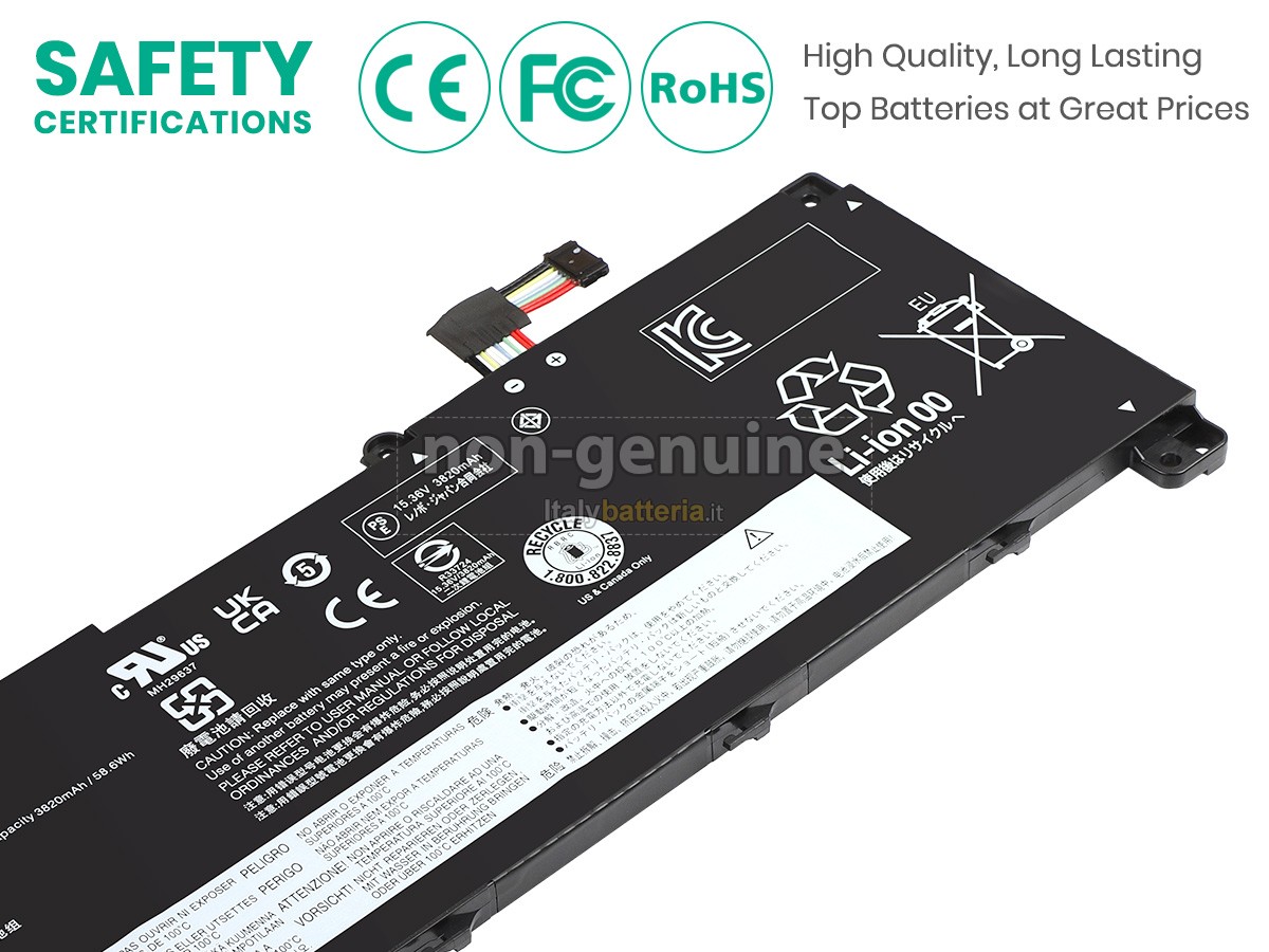Batteria per Lenovo THINKBOOK 14 G6 IRL-21KG0026QN
