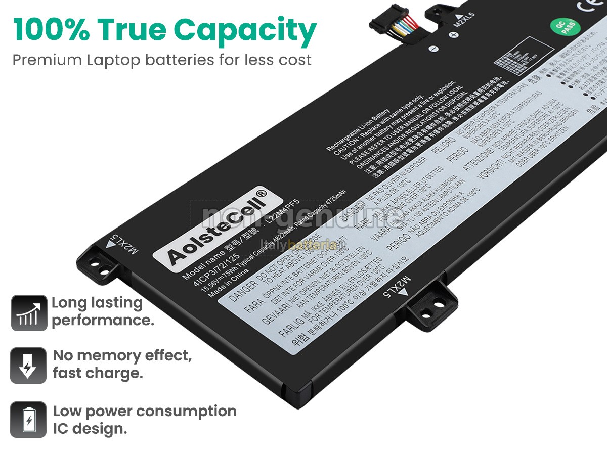 Batteria per Lenovo YOGA PRO 9 16IRP8-83BY007EMX
