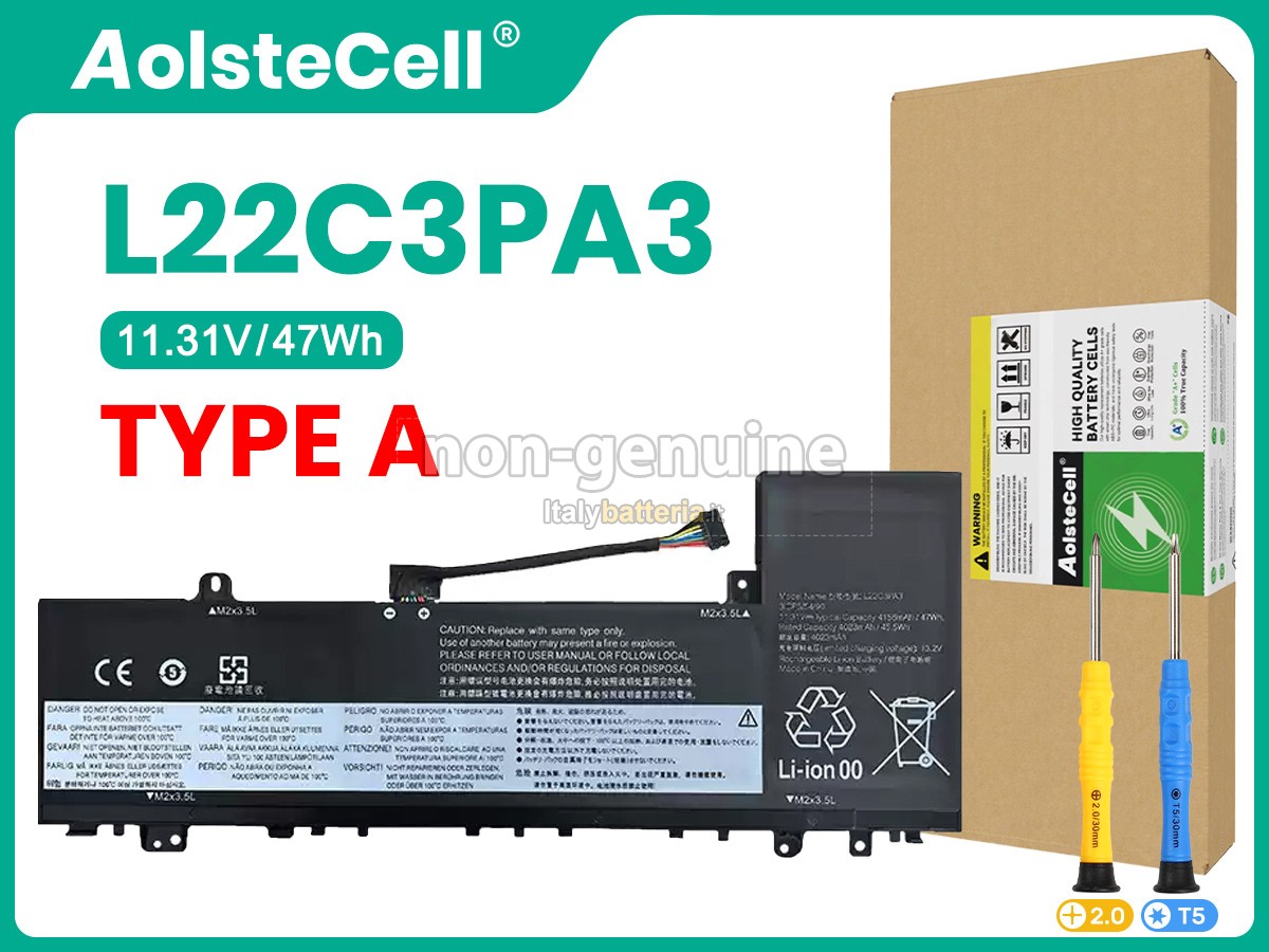 Batteria per Lenovo IdeaPad SLIM 5 16IMH9-83DC000FMZ