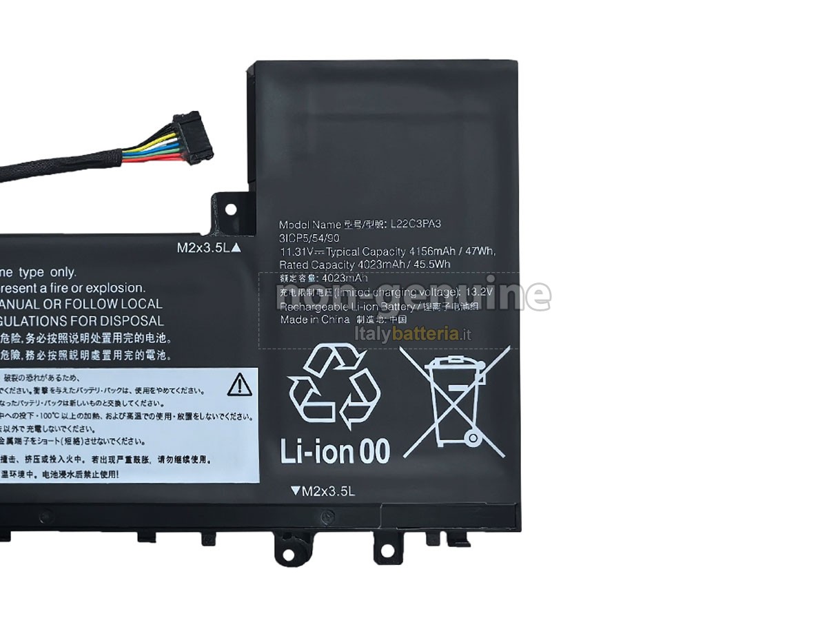 Batteria per Lenovo IdeaPad SLIM 5 14ABR8-82XE004WCK