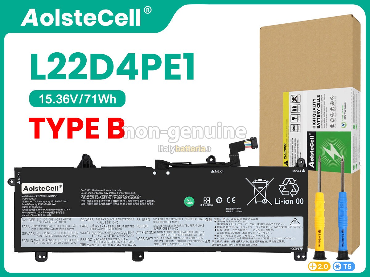 Batteria per Lenovo THINKBOOK 16 G6 IRL-21KH007SHV