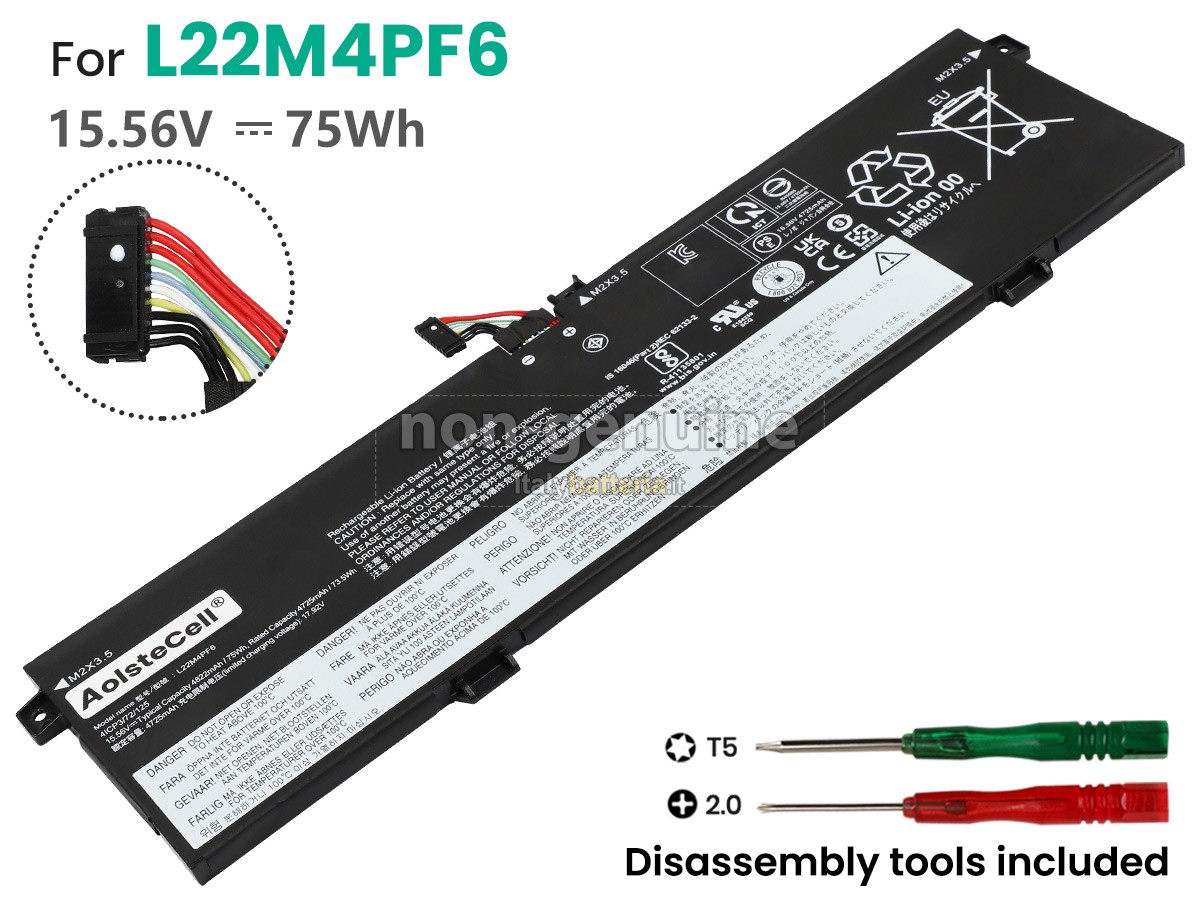 Batteria per Lenovo YOGA PRO 9 14IRP8-83BU0043MX