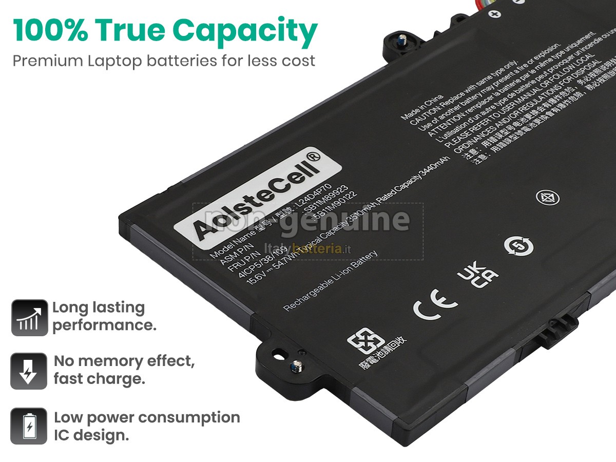 Batteria per Lenovo 5B11M90122