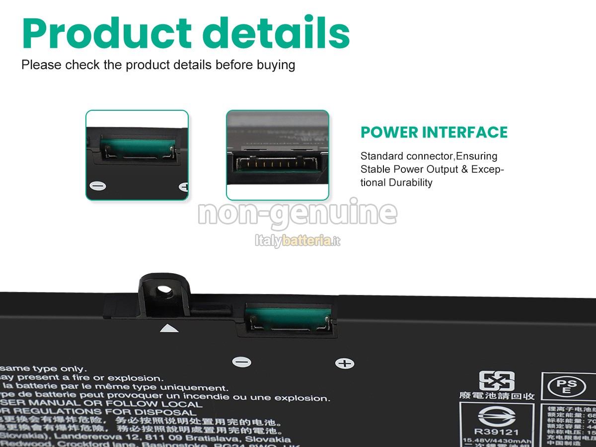 Batteria per Lenovo IdeaPad SLIM 5 15ARP10-83J3003AGE