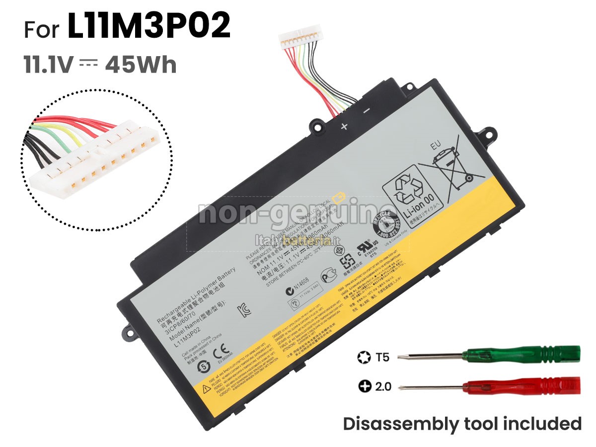 Batteria per portatile Lenovo IdeaPad U510