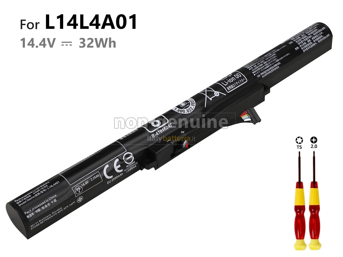 Batteria per portatile Lenovo L14S4A01(4INR19/65)