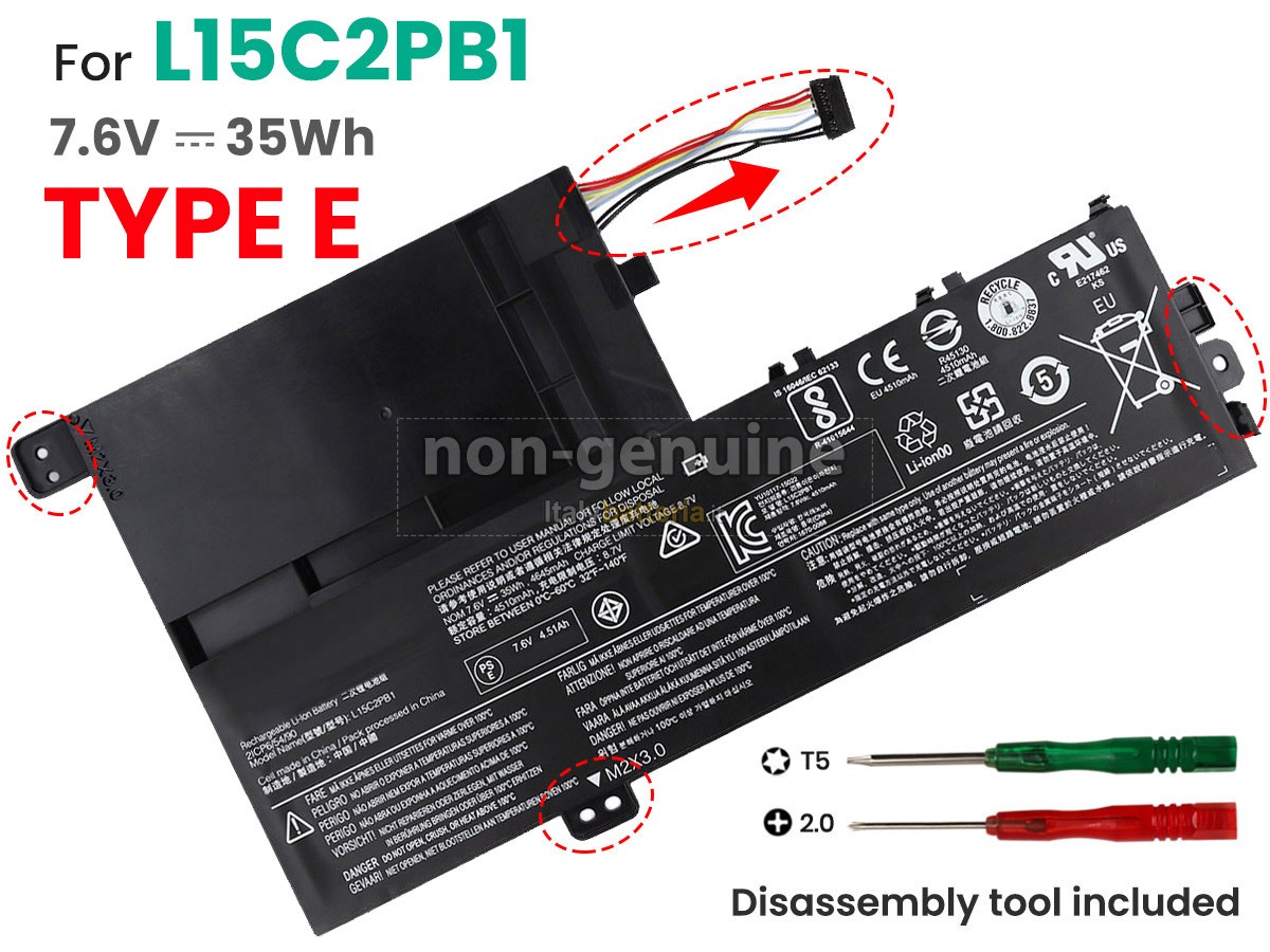 Batteria per Lenovo IdeaPad 330S-15ARR