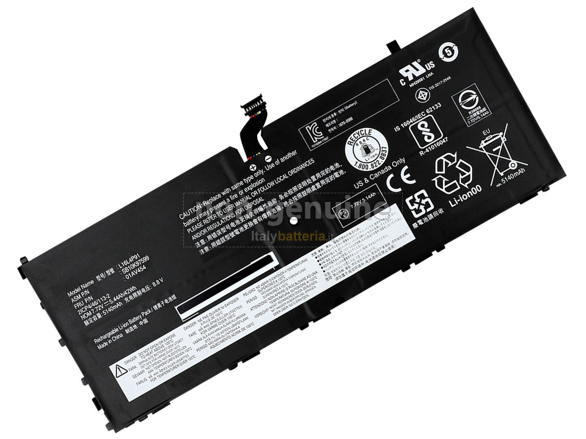 Batteria per portatile Lenovo L16M4P91