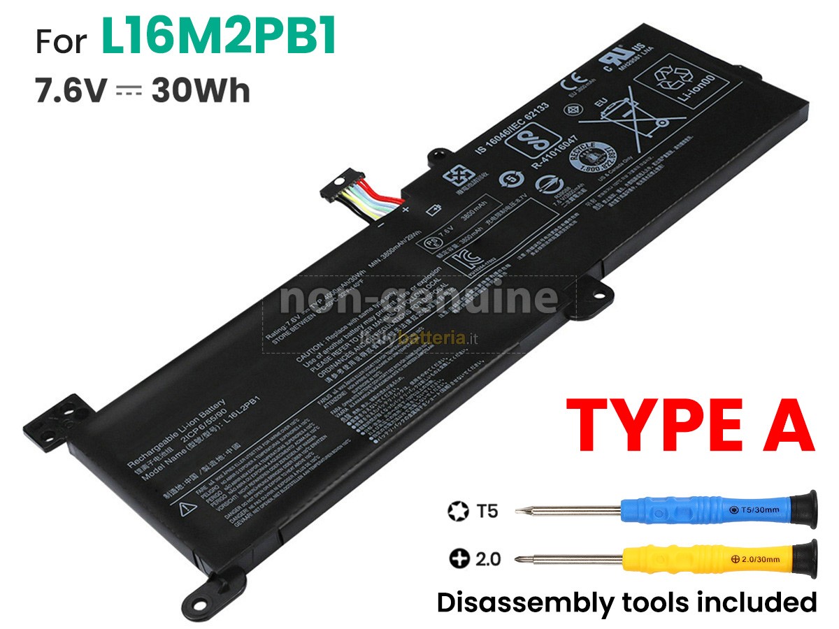 Batteria per Lenovo IdeaPad 3-15IML05-81WB008QTW