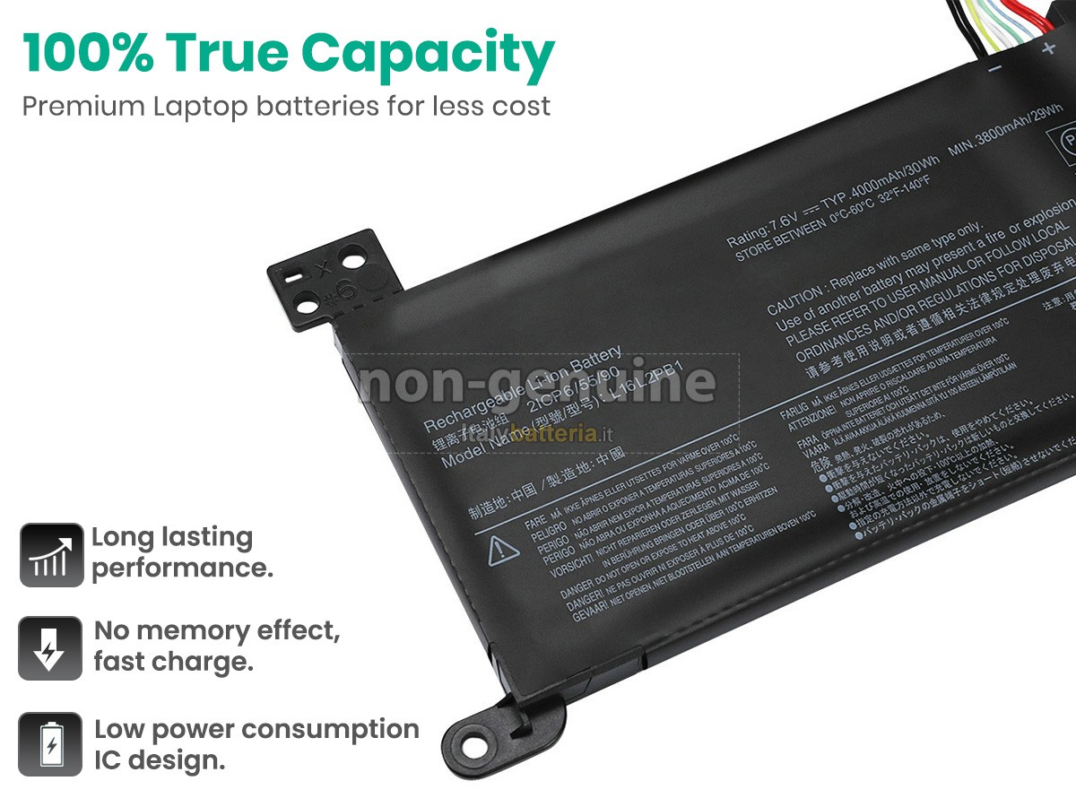 Batteria per Lenovo IdeaPad 3-15IML05-81WB008QTW