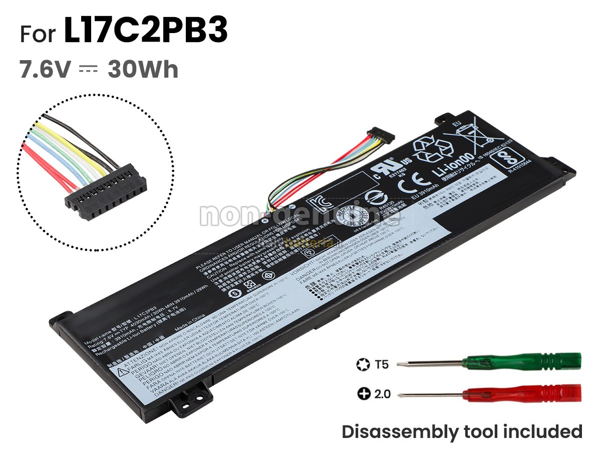 Batteria per Lenovo L17L2PB4