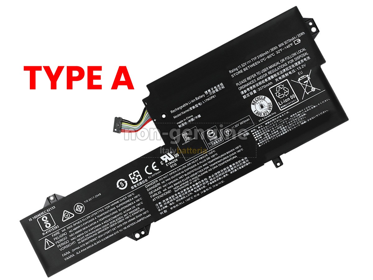 Batteria per Lenovo YOGA 720-12IKB-81B5003US