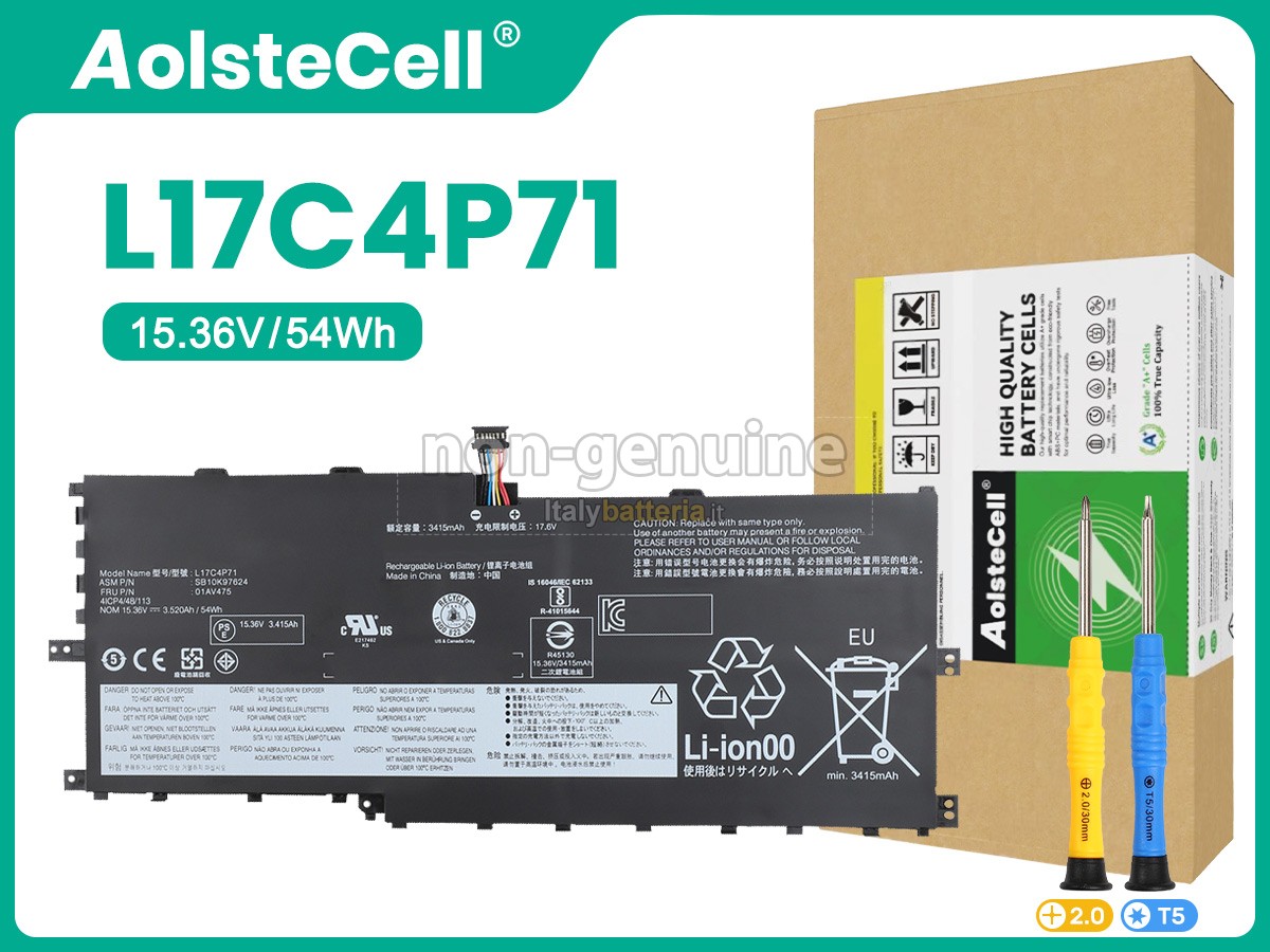 Batteria per portatile Lenovo ThinkPad X1 YOGA 3RD GEN-20LG0007ZA