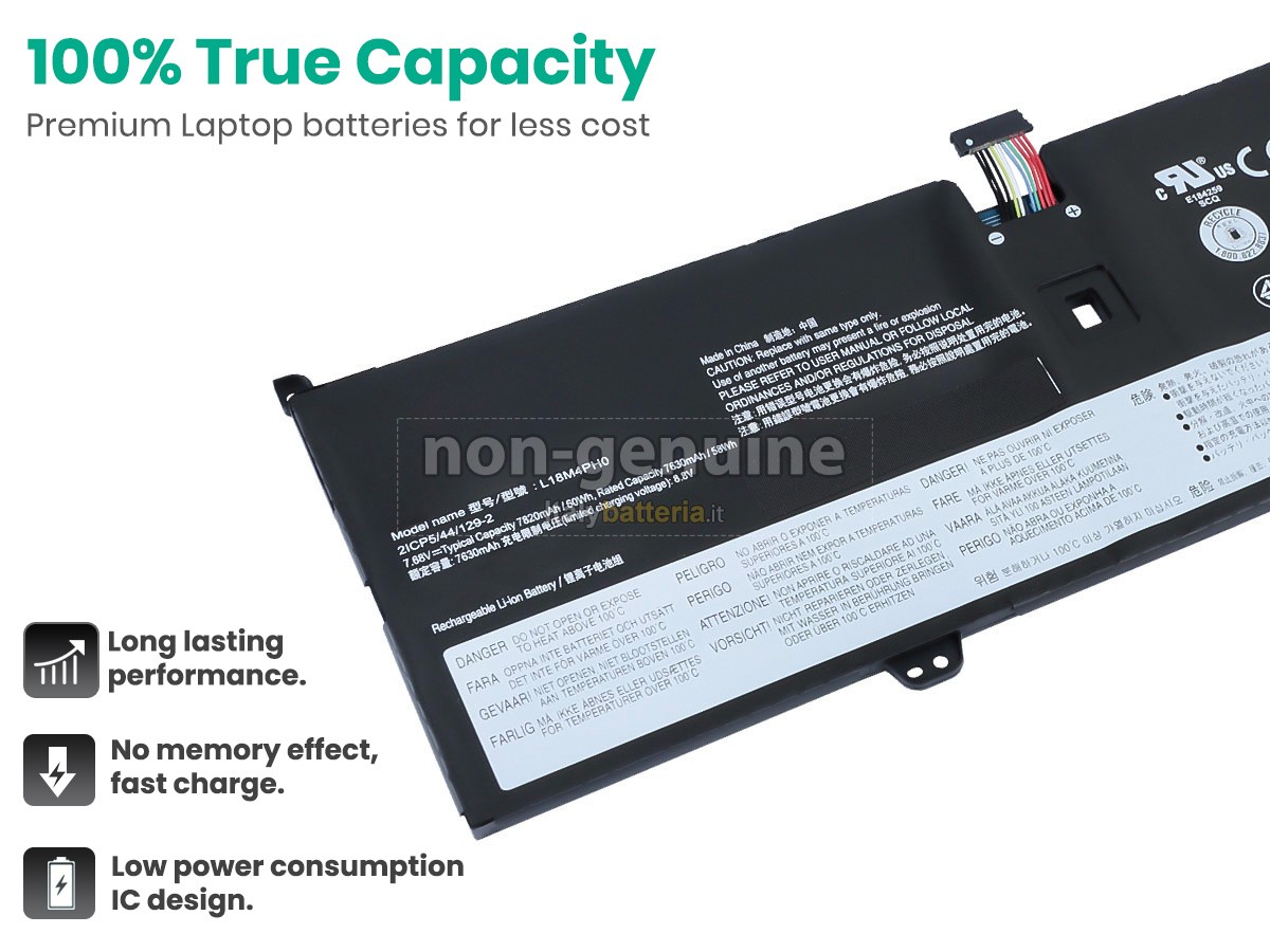Batteria per Lenovo YOGA C940-14IIL-81Q9004VIV