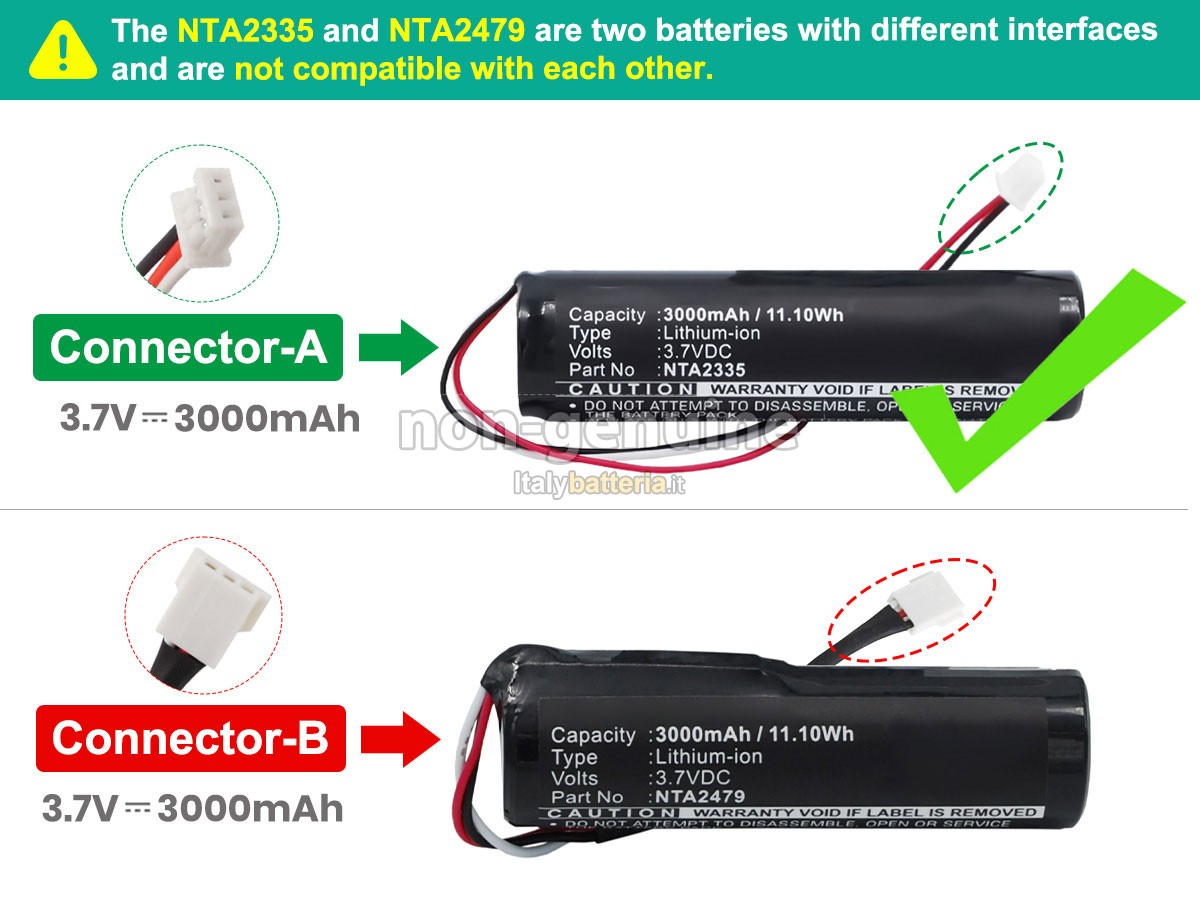 Batteria per Logitech MM50