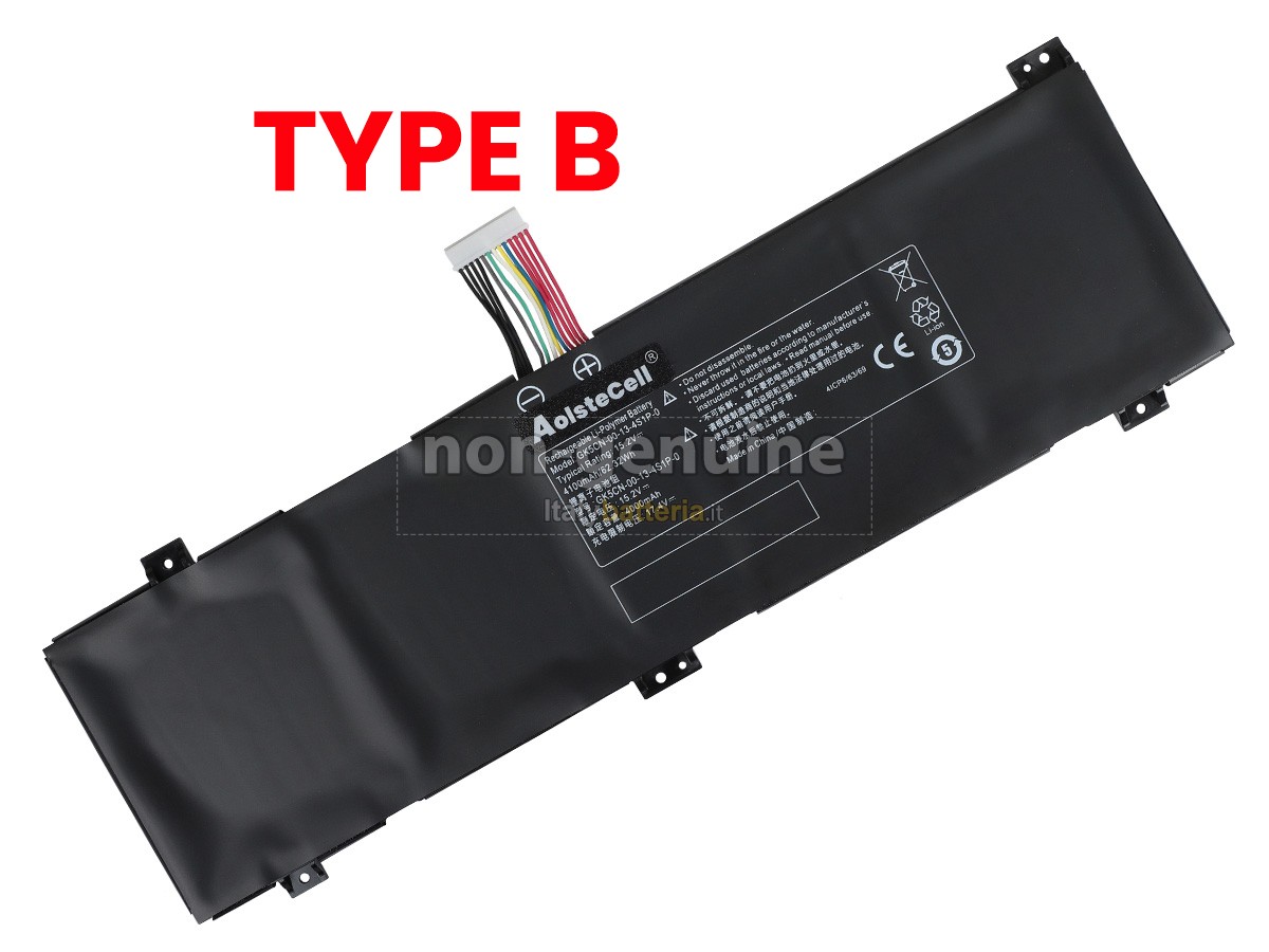 Batteria per portatile Mechrevo GK5CN-00-13-4S1P