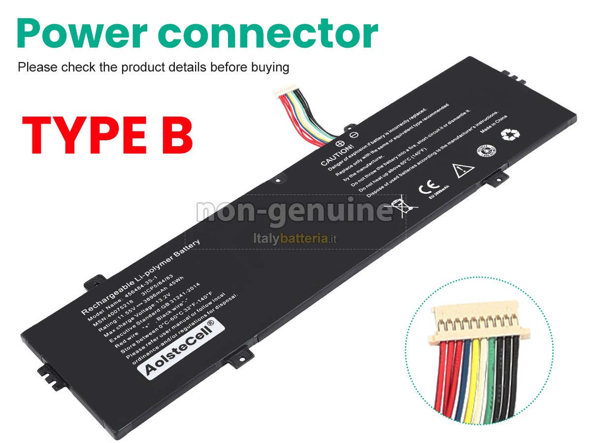 Batteria per Medion 456484-3S