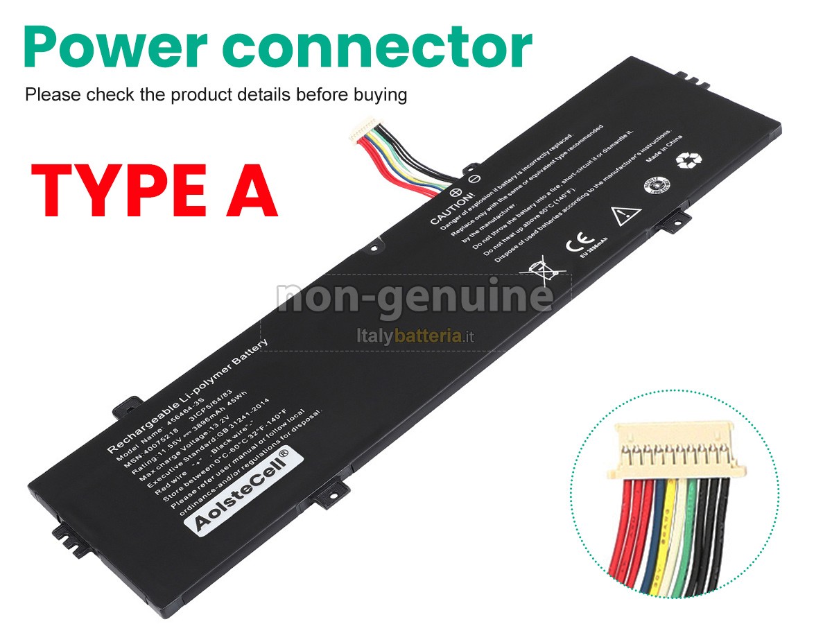 Batteria per Medion 456484-3S