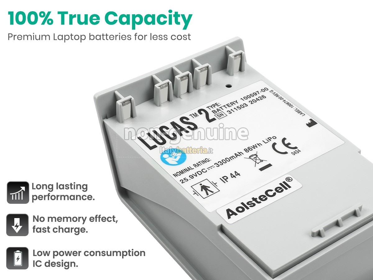Batteria per Medtronic 100597-00