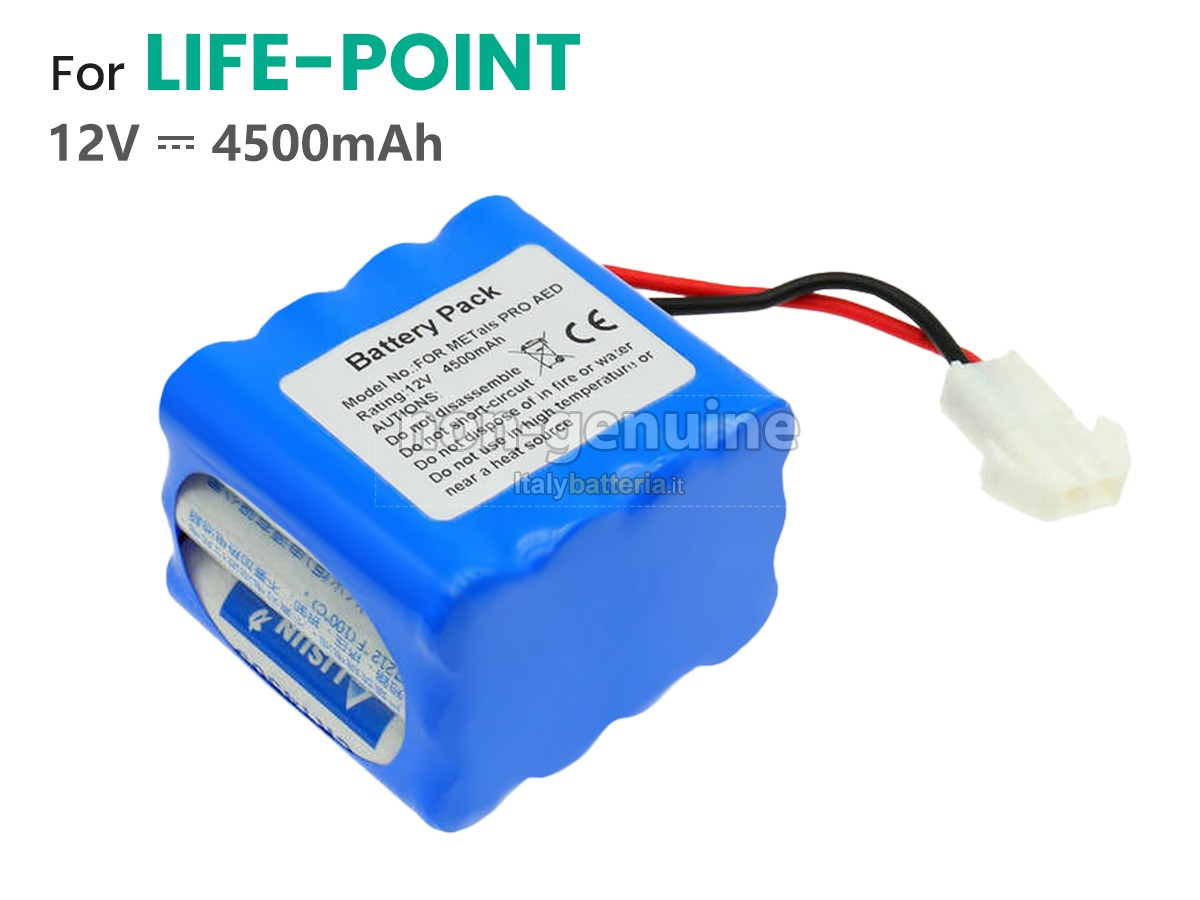 Batteria per METals PRO AED