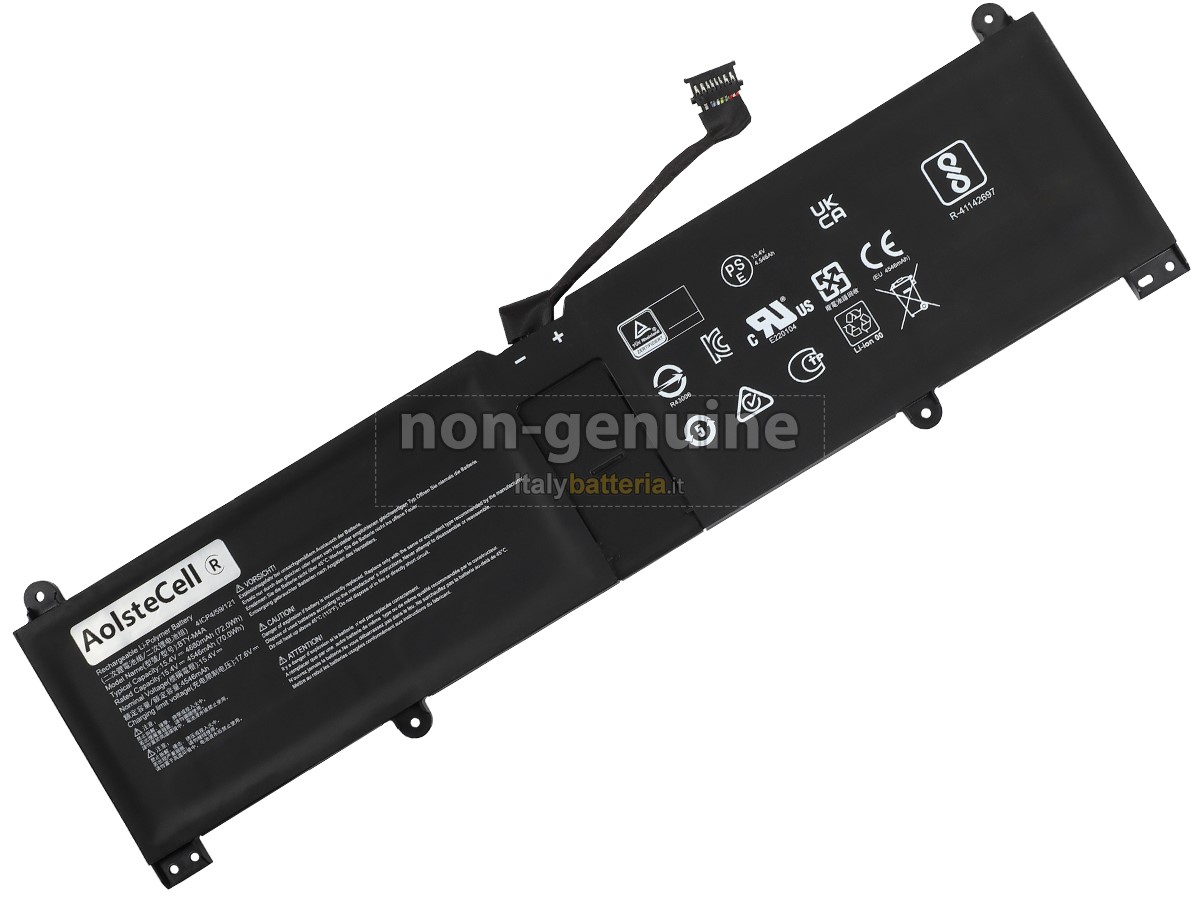 Batteria per portatile MSI SUMMIT E14FLIPEVO A12MT-065HK