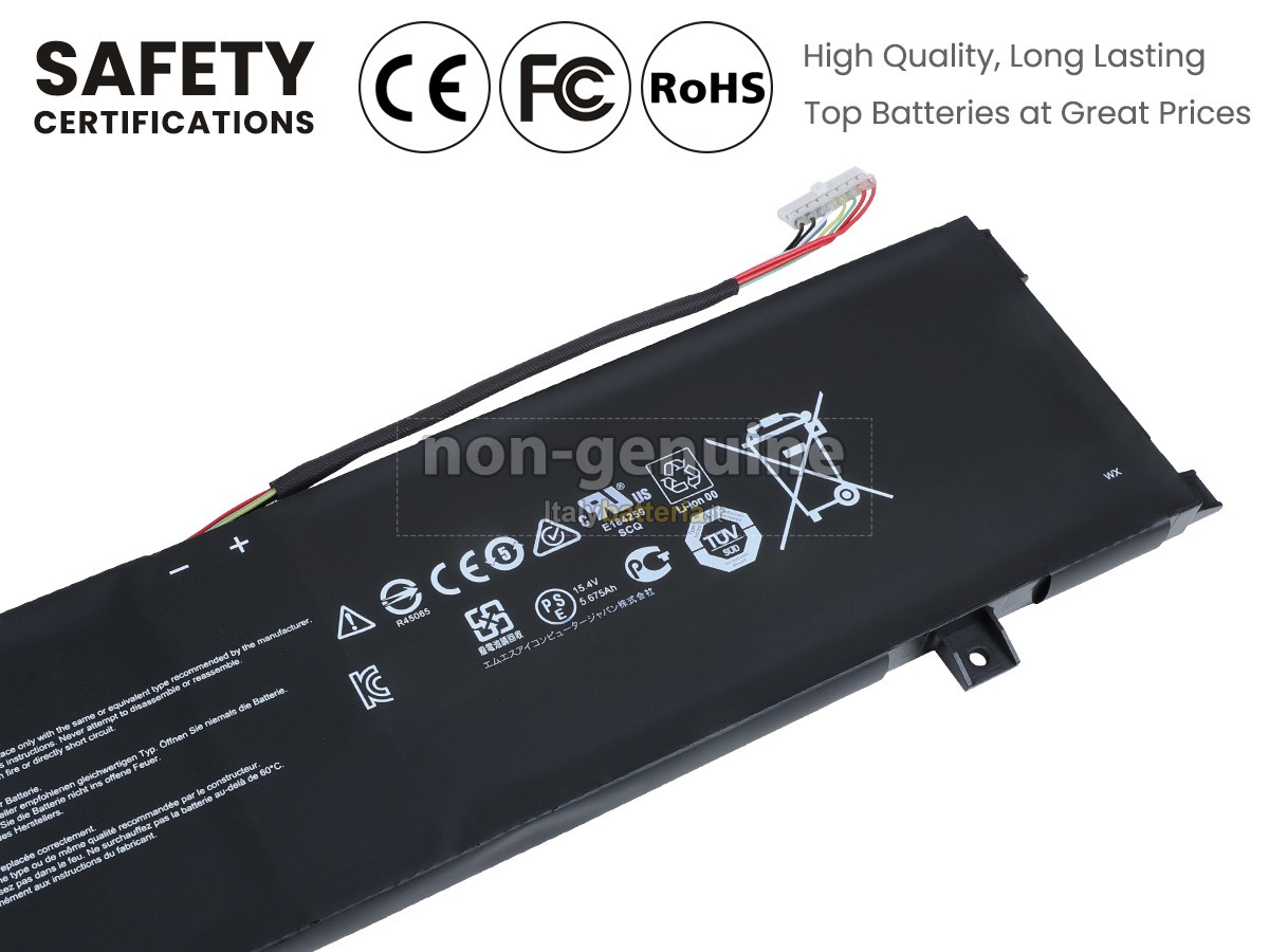 Batteria per portatile MSI VECTOR GP68HX 13VF