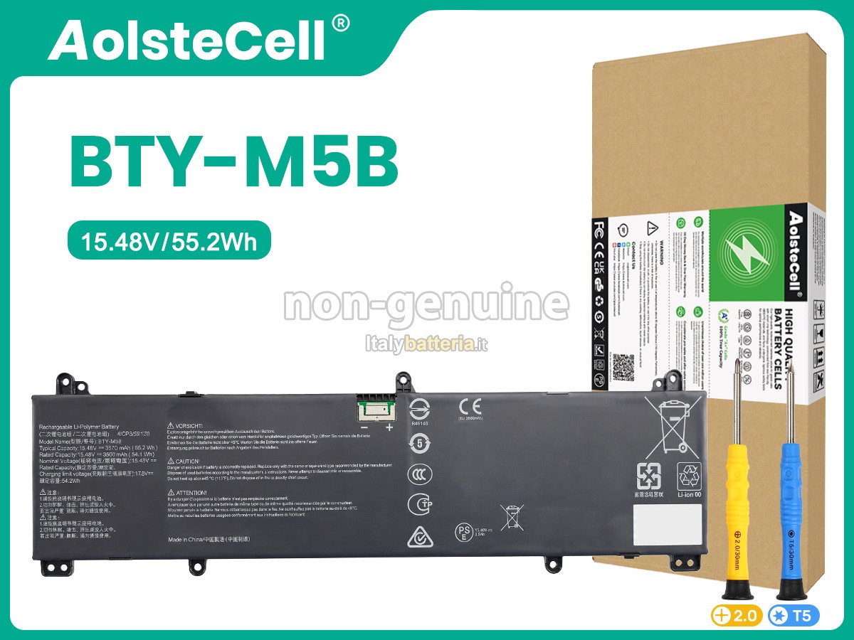 Batteria MSI BTY-M5B