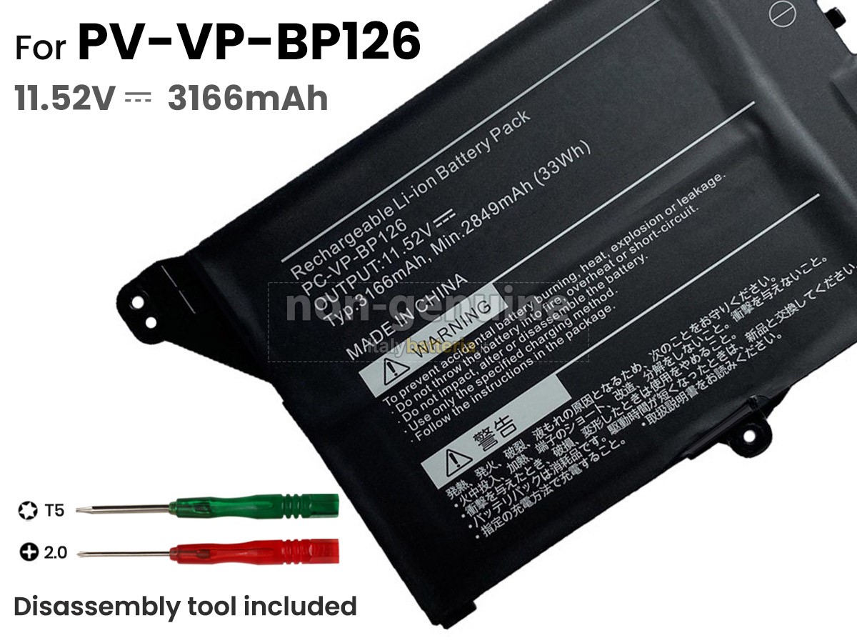 Batteria per portatile NEC PC-VP-BP126