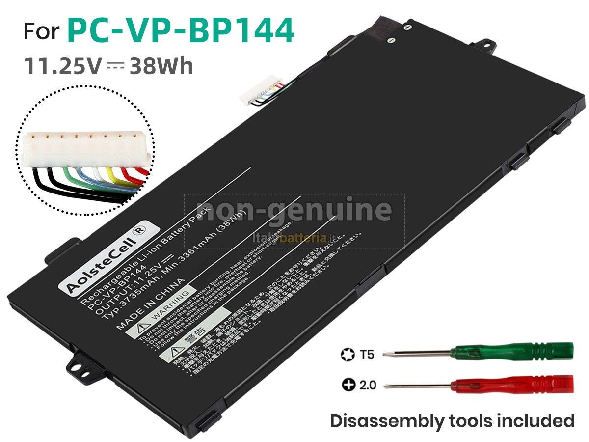 Batteria per NEC PC-VP-BP144(3ICP5/54/90)