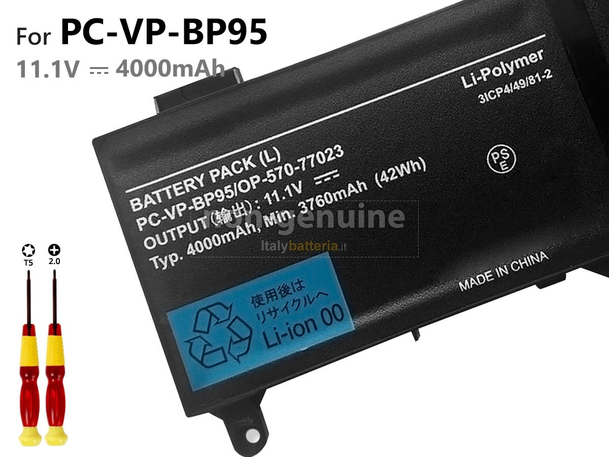 Batteria per portatile NEC PC-LZ650NSS