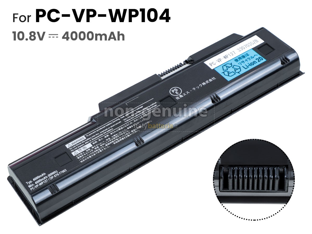 Batteria per portatile NEC PC-VP-WP127