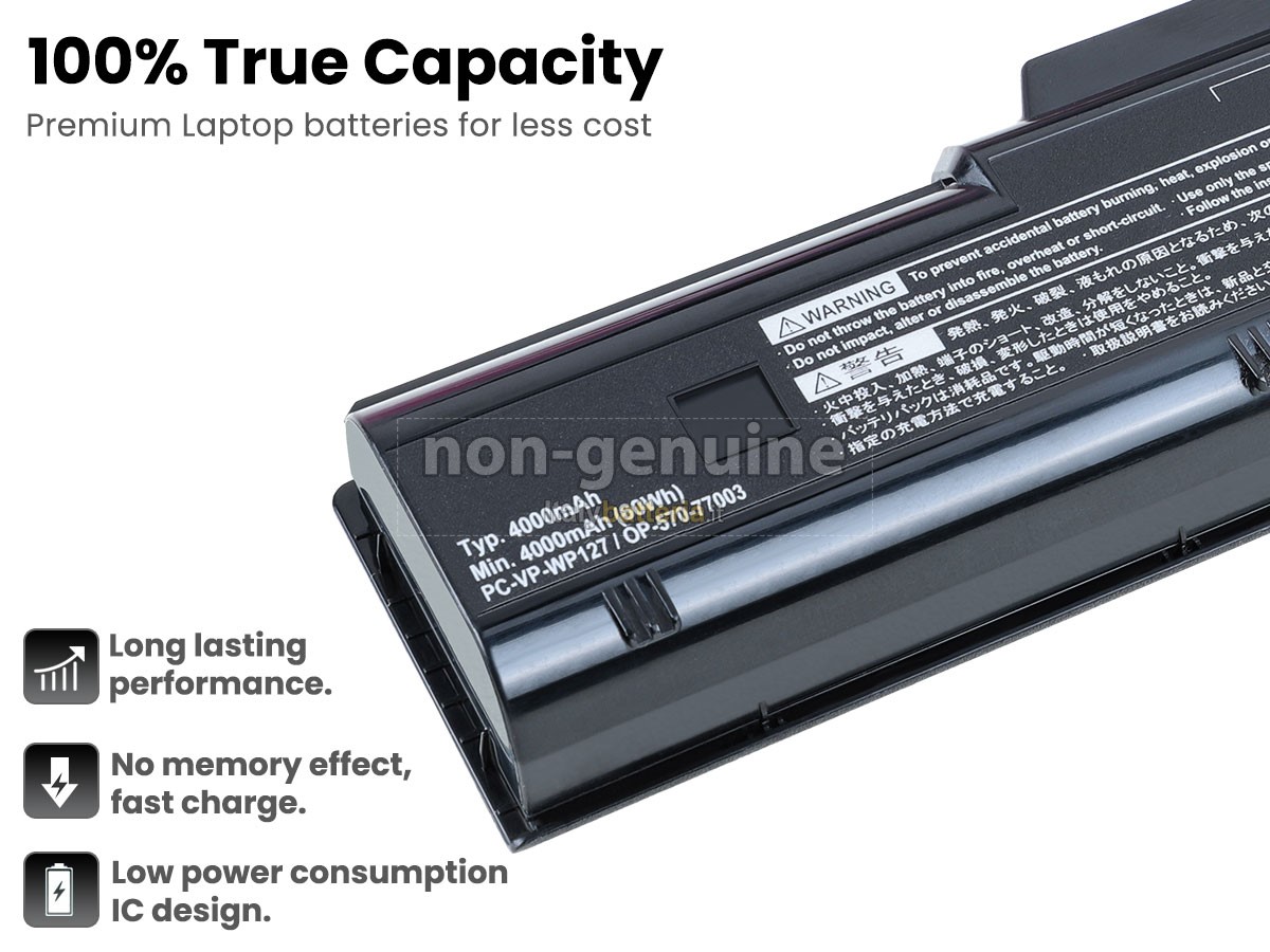 Batteria per portatile NEC PC-VP-WP127