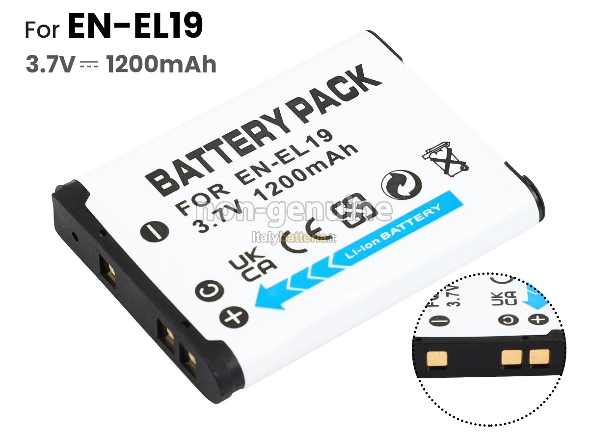 Batteria per portatile Nikon COOLPIX S4300
