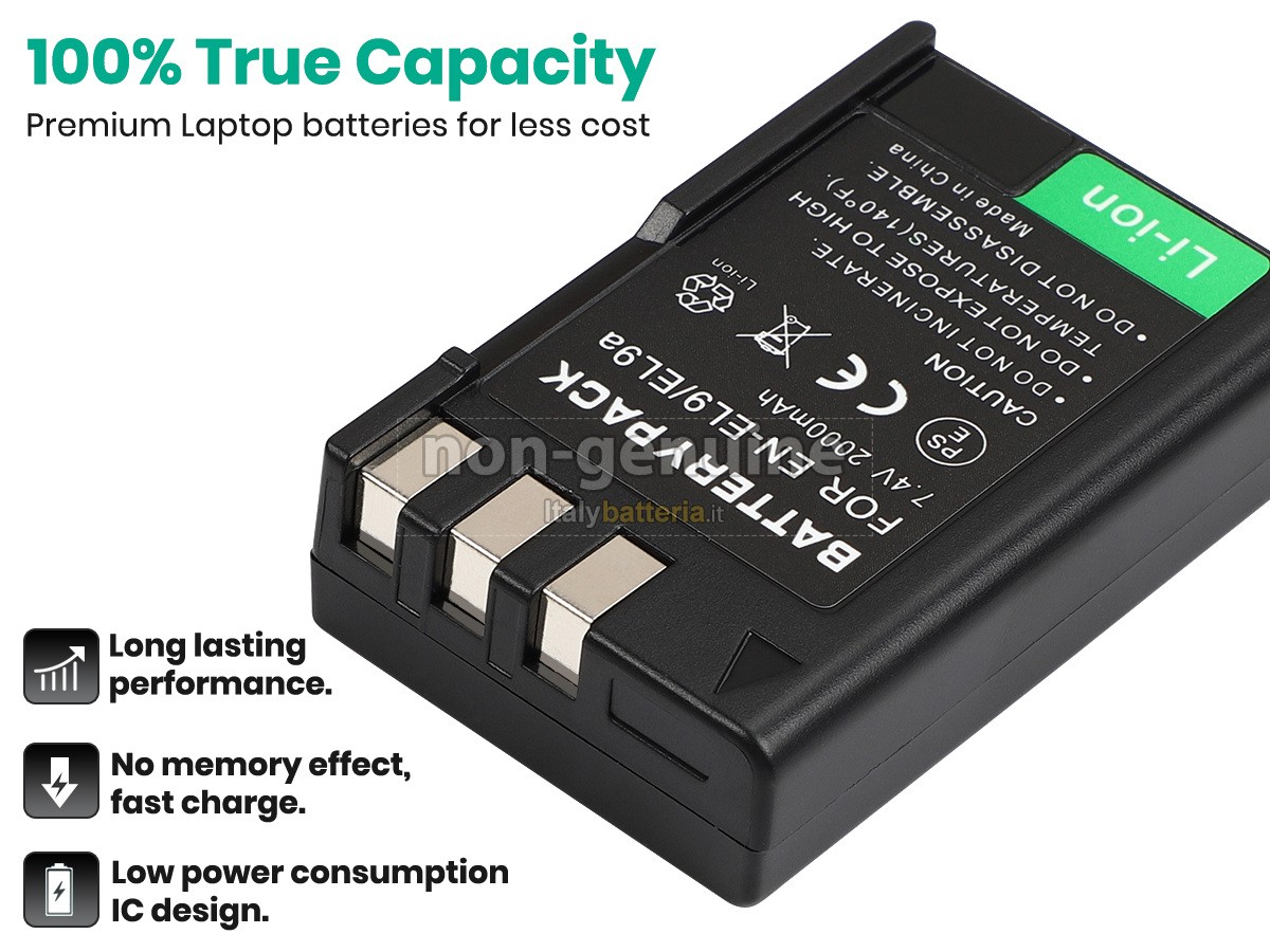 Batteria per Nikon D3000LK