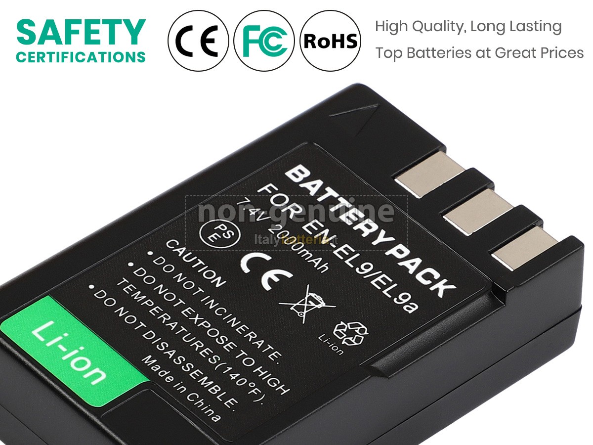 Batteria per Nikon D3000LK